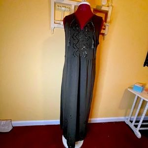 Olive sleeveless maxi dress J. Jill